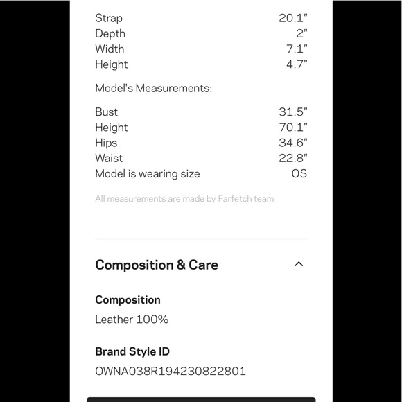 NWT AUTHENTIC OFF-WHITE Mini Crossbody Bag - Picture 9 of 9